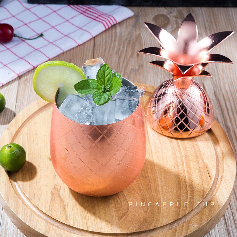 Stainless-Steel Pineapple Cup