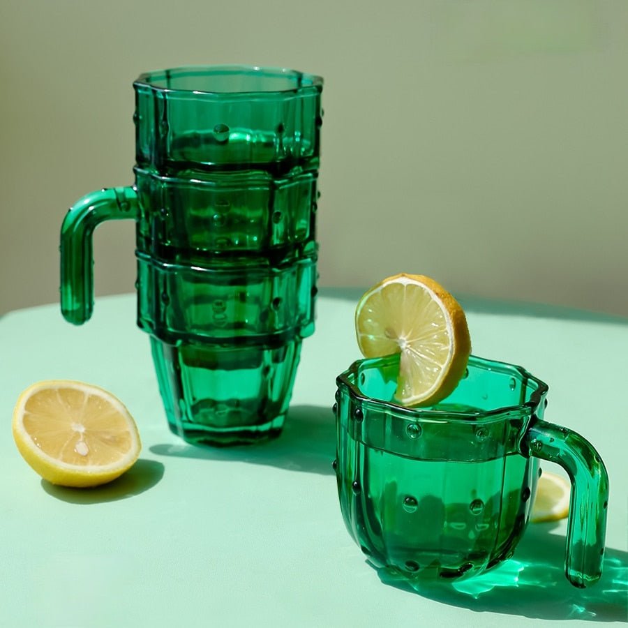 Cactus Stackable Glass Cups