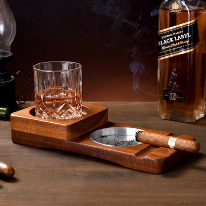 Single Barrel Whiskey and Cigar Ashtray