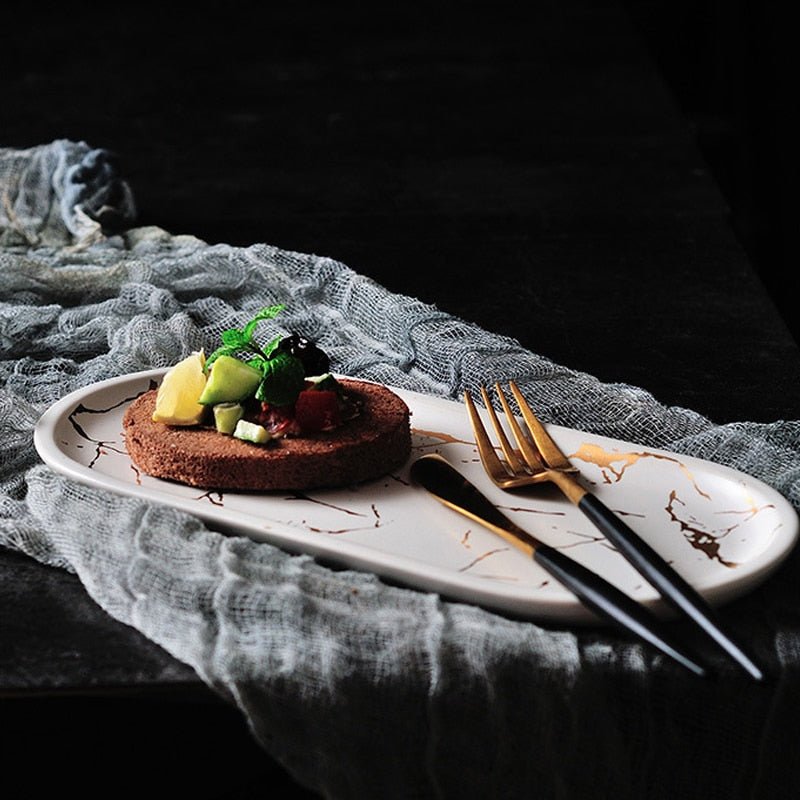 Marbled Ceramic Tray