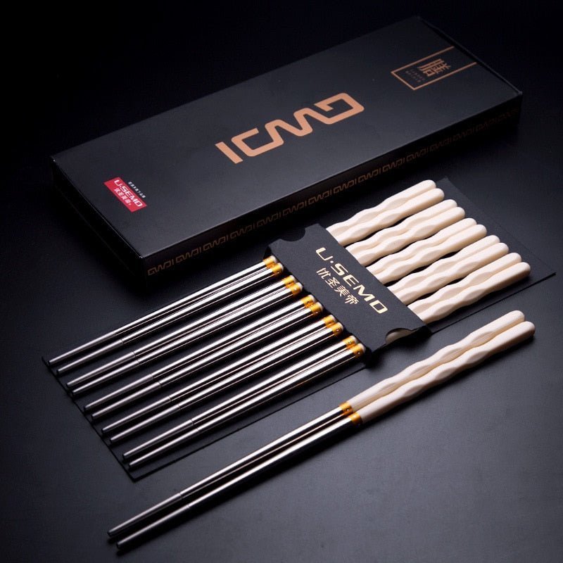 Stainless Steel Chopstick Set