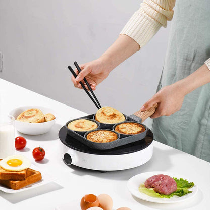 Non-Stick Quad Hole Breakfast Pan