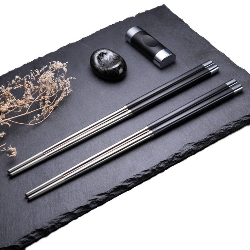 Stainless Steel Chopstick Set