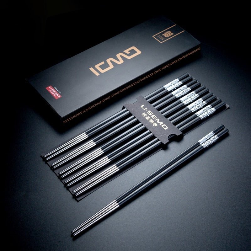 Stainless Steel Chopstick Set