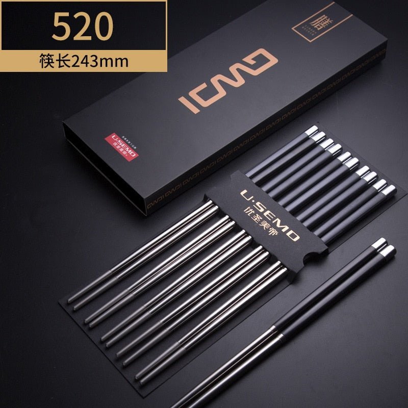 Stainless Steel Chopstick Set