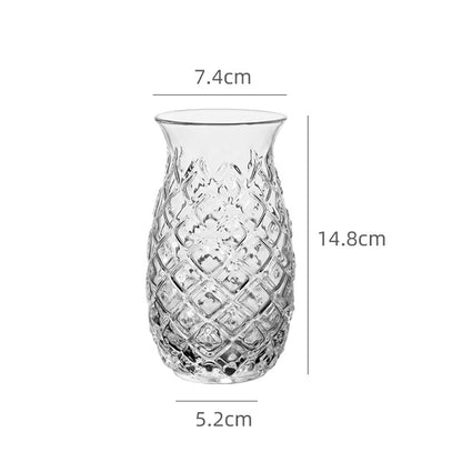 Retro Pineapple Cocktail Glass