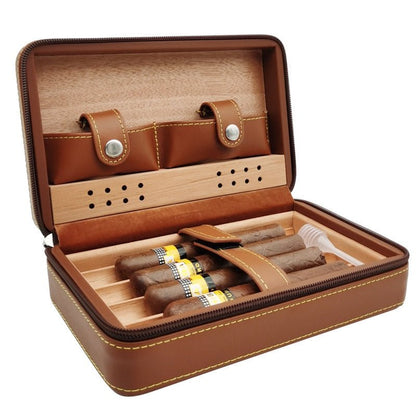 4 Piece Travel Cigar Humidor