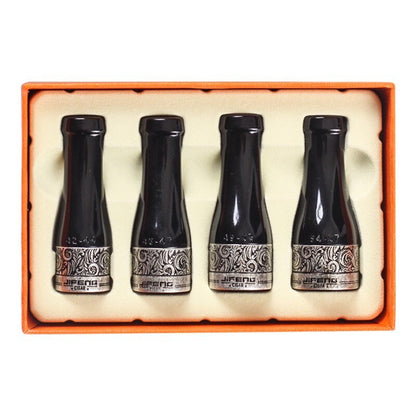 4 Piece Copper Cigar Holder Gift Set