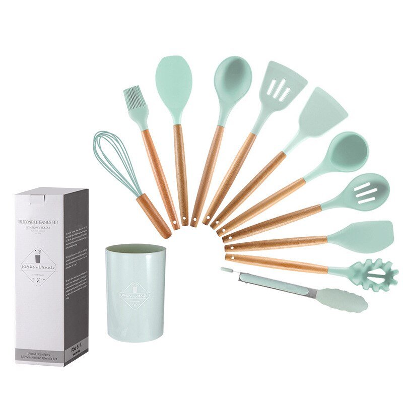 Silicone Kitchen Set - 12 Piece