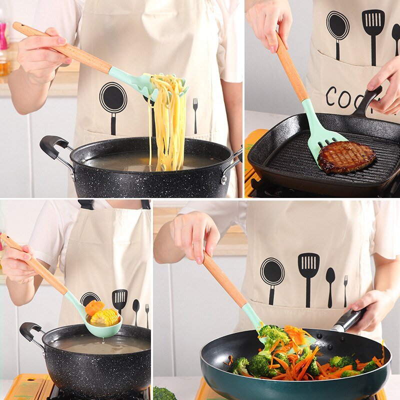 Silicone Kitchen Set - 12 Piece