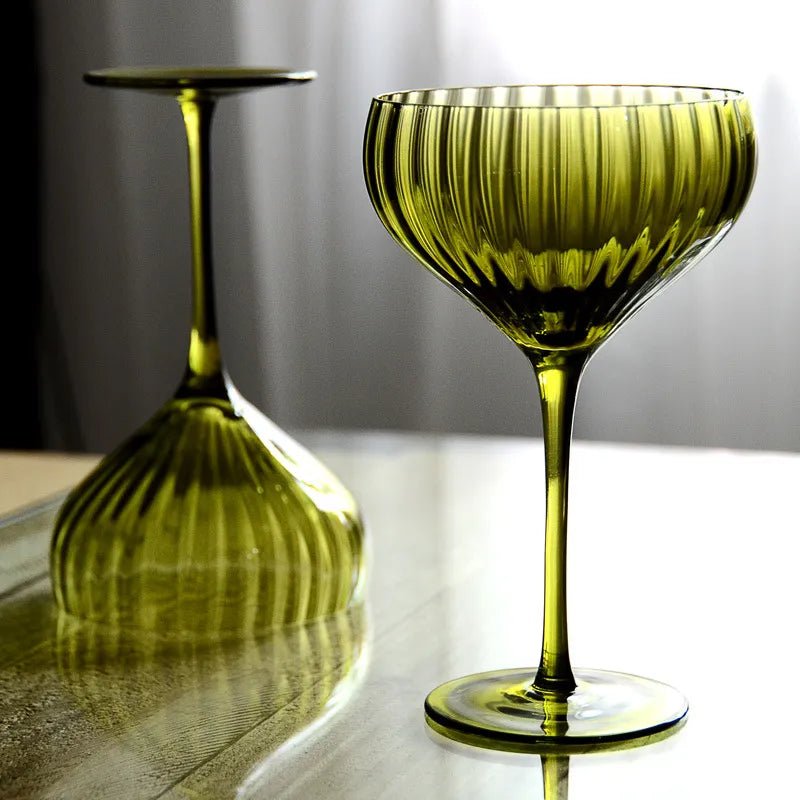 Hand-Blown French Glasses