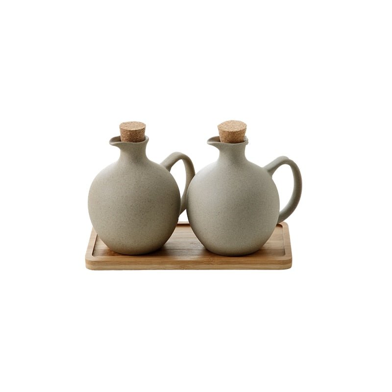 Ceramic Oil and Vinegar Bottle