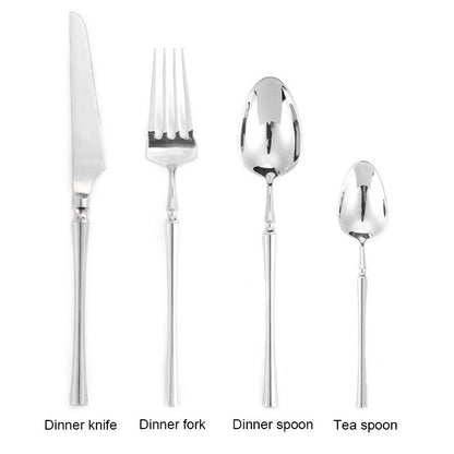 Mirror Finish Steel Flatware