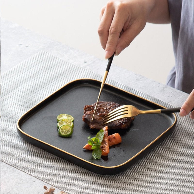 Ceramic Square Dinnerware