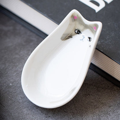 Japanese Cat Sauce Plates