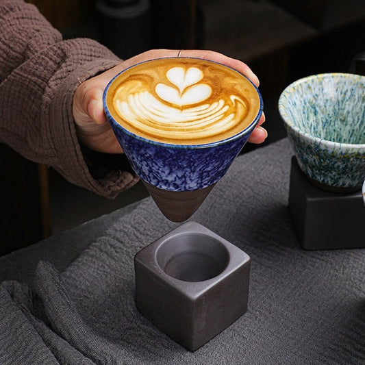 Conical Ceramic Coffee Mugs - v2