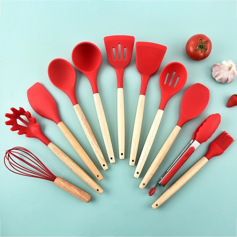 Silicone Kitchen Set - 12 Piece