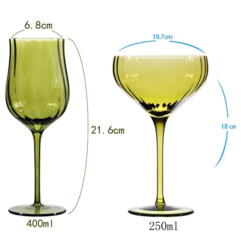Hand-Blown French Glasses