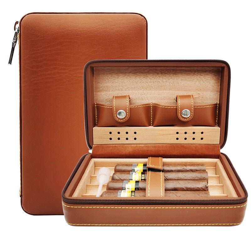 4 Piece Travel Cigar Humidor