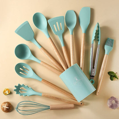 Silicone Kitchen Set - 12 Piece