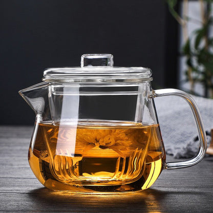 Stove-top Silicon Glass Teapot