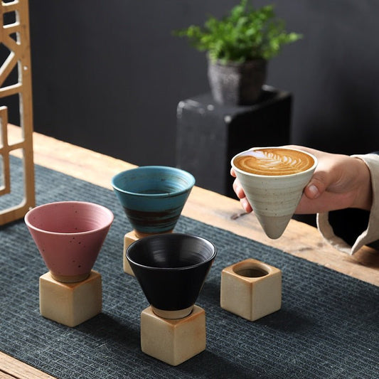 Conical Ceramic Coffee Mug