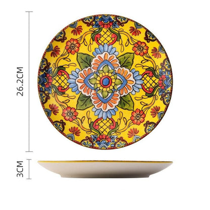 Bohemian Ceramic Tableware - Enchanting Yellow