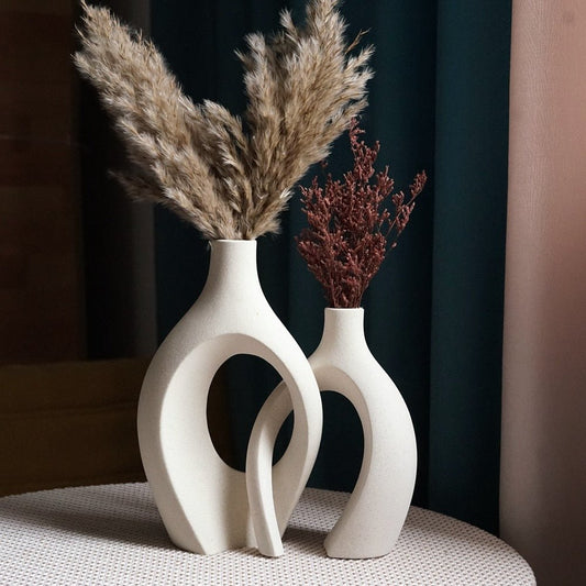 Man & Woman Ceramic Vase