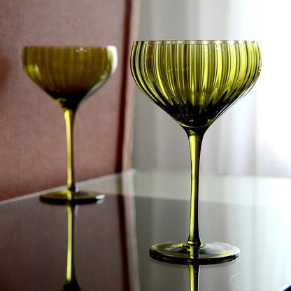 Hand-Blown French Glasses