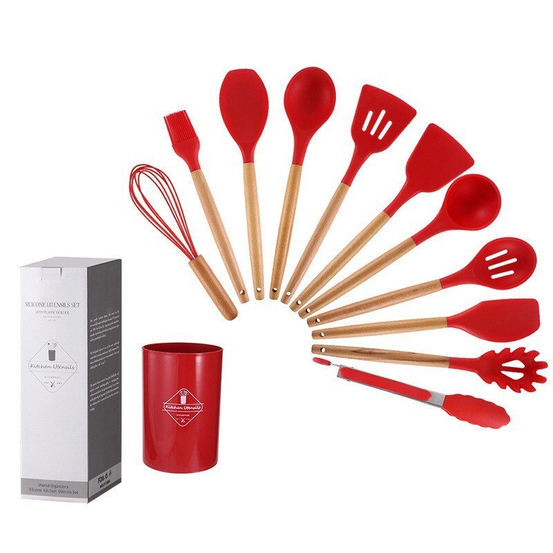 Silicone Kitchen Set - 12 Piece