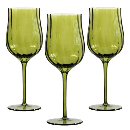 Hand-Blown French Glasses