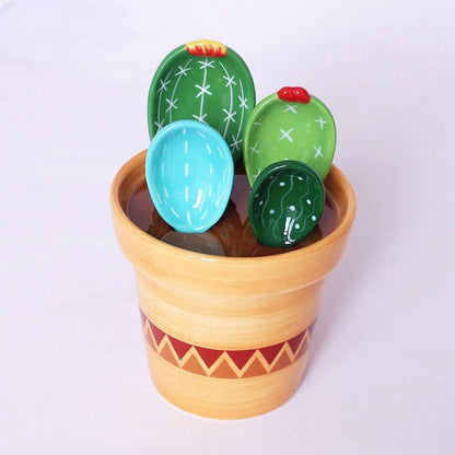 Cactus Ceramic Measuring Set