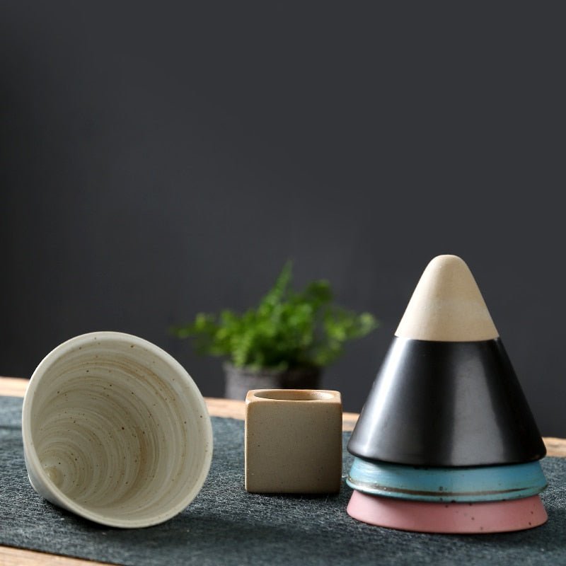 Conical Ceramic Coffee Mug