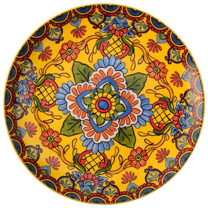 Bohemian Ceramic Tableware - Enchanting Yellow