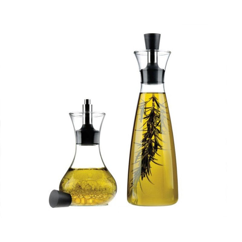 Glass Oil & Vinegar Cruet Bottles