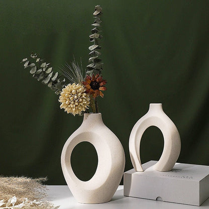 Man & Woman Ceramic Vase