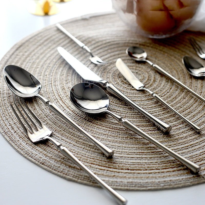 Mirror Finish Steel Flatware