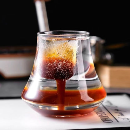 Hand-Blown Crystal Whiskey Glasses