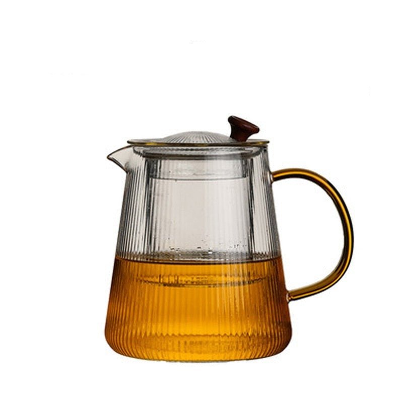 Stove-top Silicon Glass Teapot