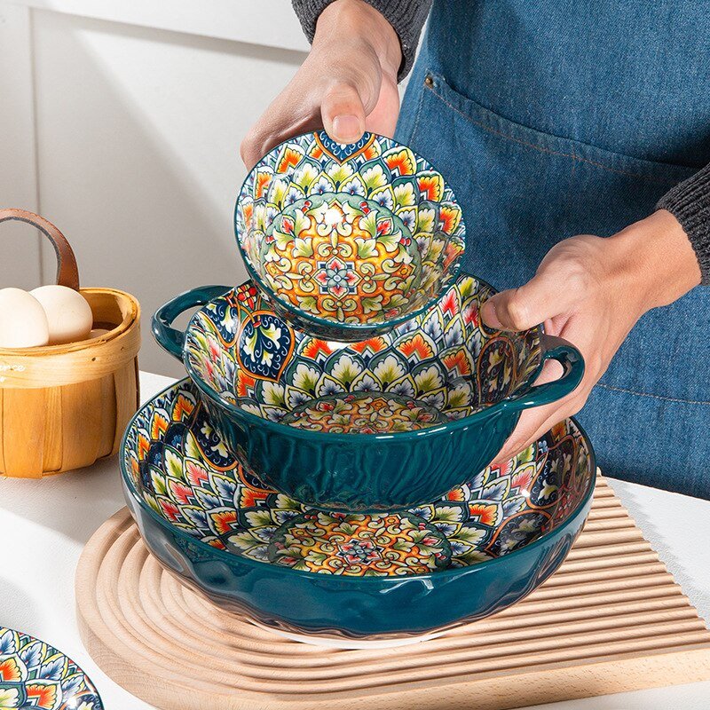 Bohemian Ceramic Tableware