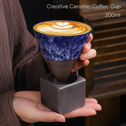 Conical Ceramic Coffee Mugs - v2