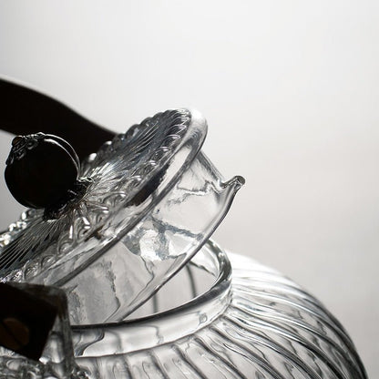 Stove-top Silicon Glass Teapot