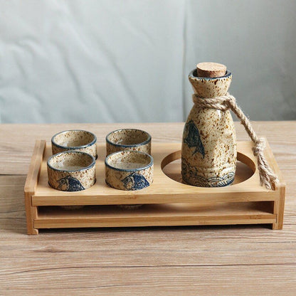 Vintage Japanese Sake Set