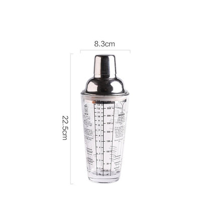 Glass Cocktail Shaker Set