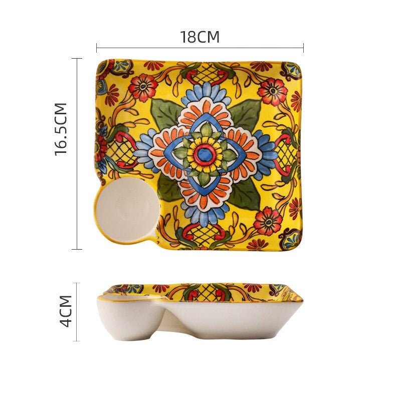 Bohemian Ceramic Tableware - Enchanting Yellow