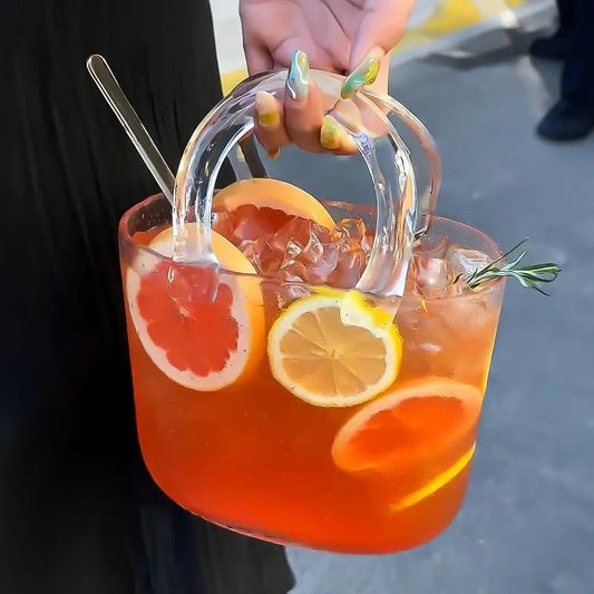 Handbag Cocktail Glass