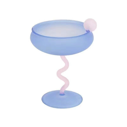 Frosted Twist Goblet