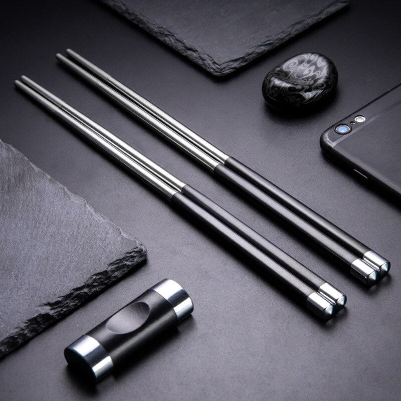 Stainless Steel Chopstick Set