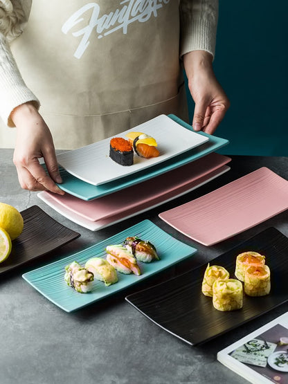 Japanese Ceramic Sushi Plate