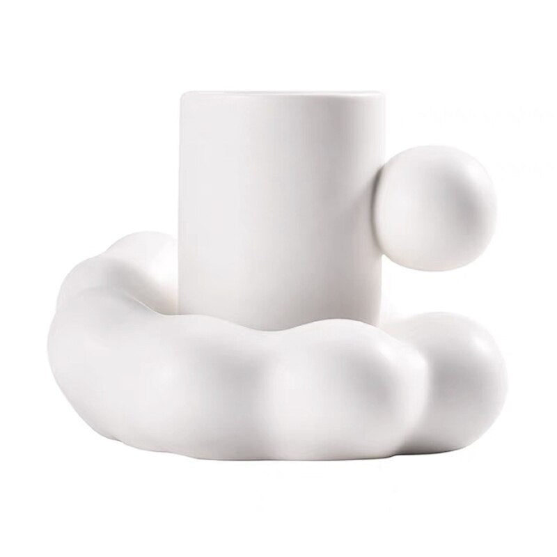 Cloud Coffee Cup w/ Coaster